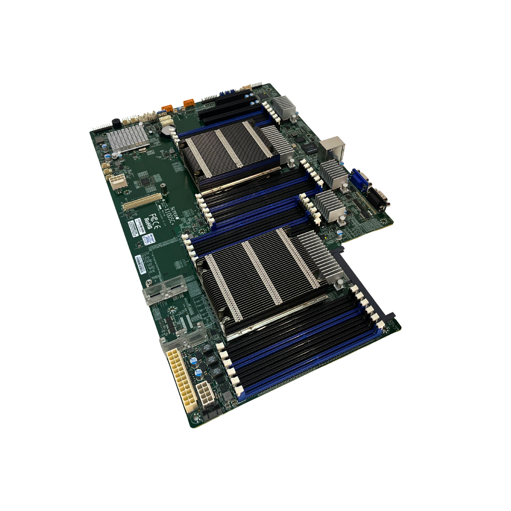 Super Micro Motherboard Dual socket R3 (LGA 2011) (For SuperServer Only)(X10DSC+)