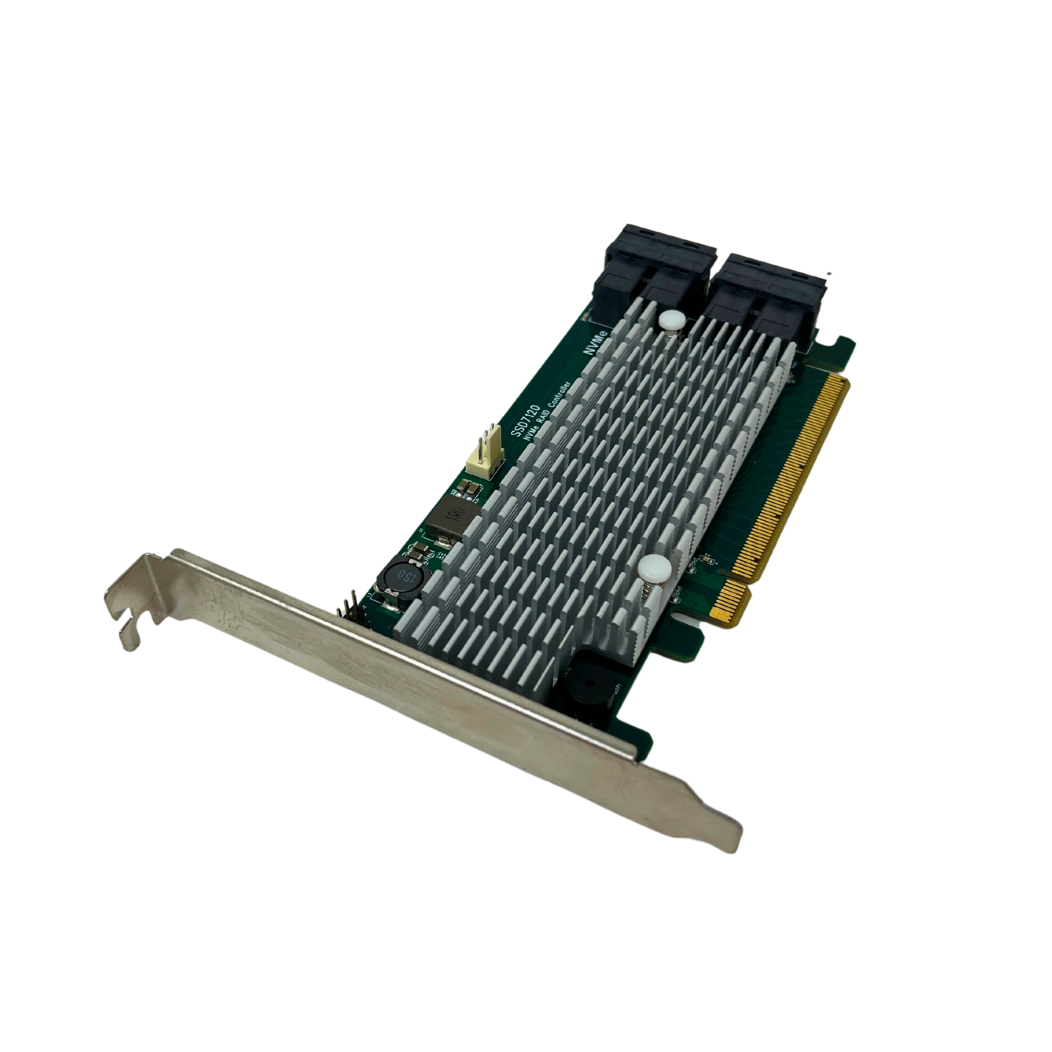 High Point NVMe 4-PORT 32Gbps U.2 Ports to PCIe 3.0 x16 RAID Controller (SSD7120)