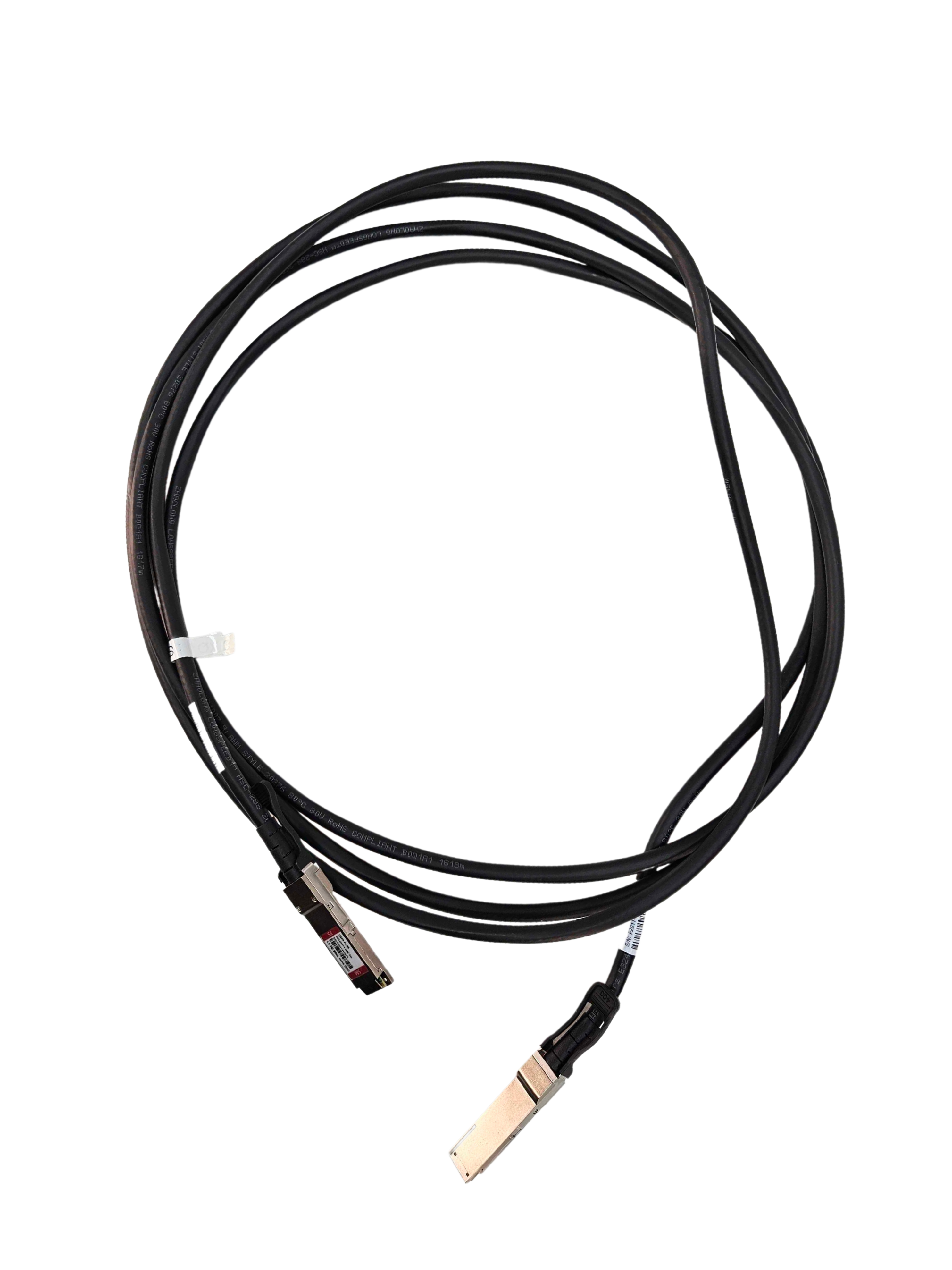5m (16ft) 40G QSFP+ Passive Direct Attach Copper Cable for FS Switches (QSFP-PC05)