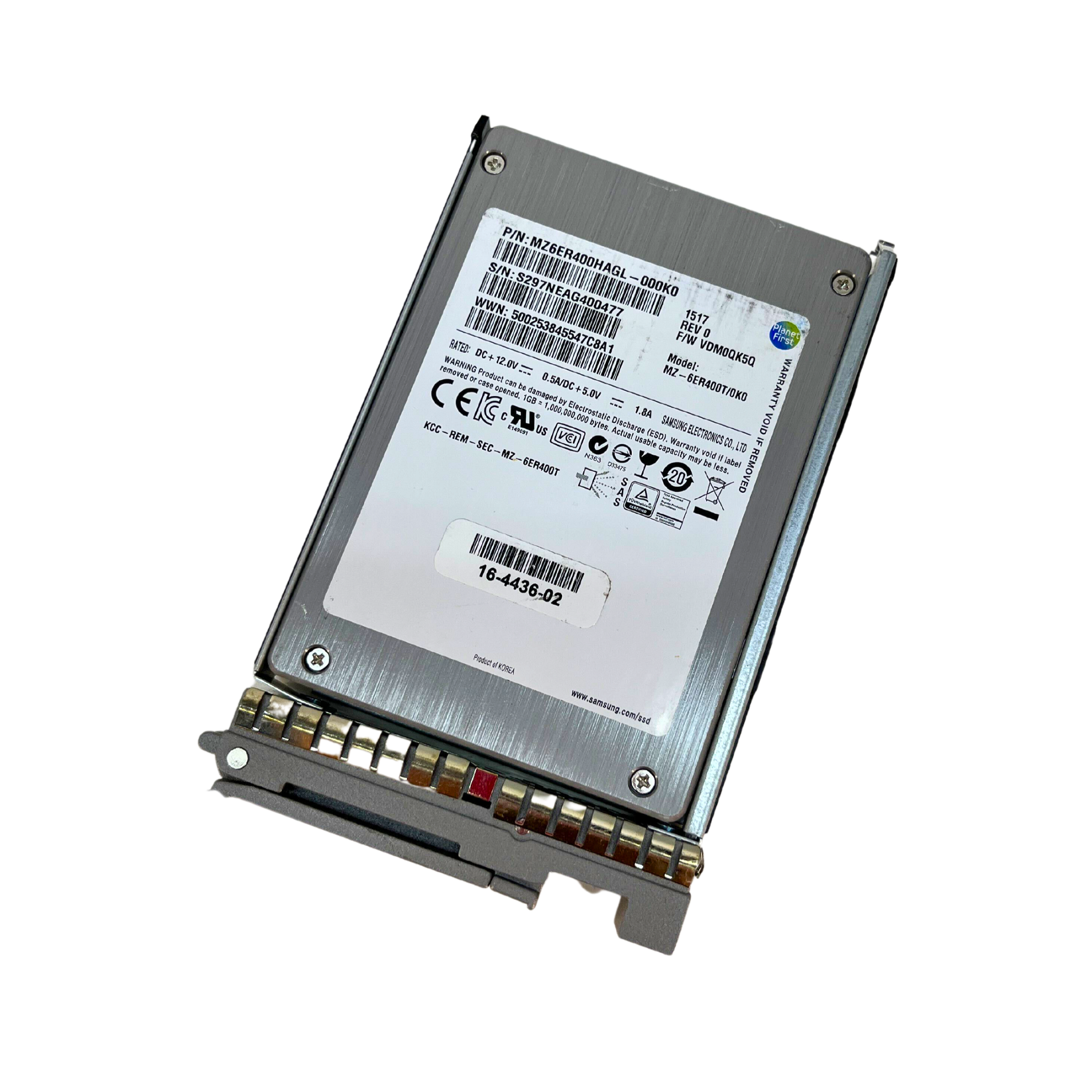  SAMSUNG 400GB SAS 6Gbps 2.5